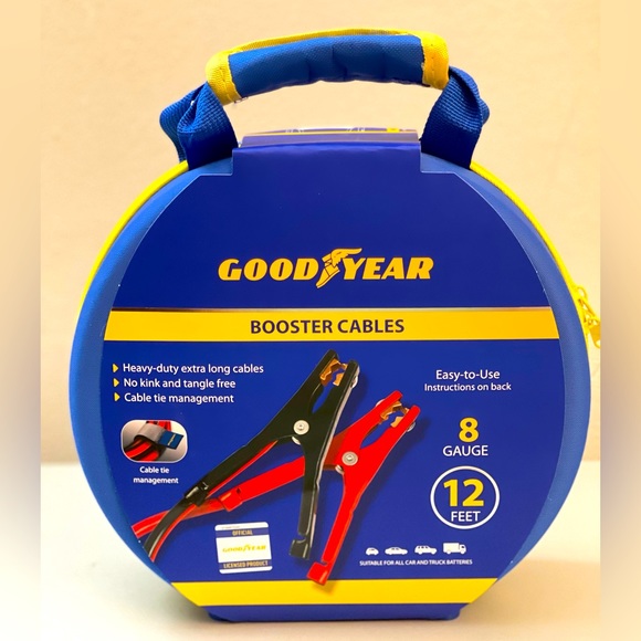 GOOD YEAR Booster Cables 12 feet - Picture 1 of 4